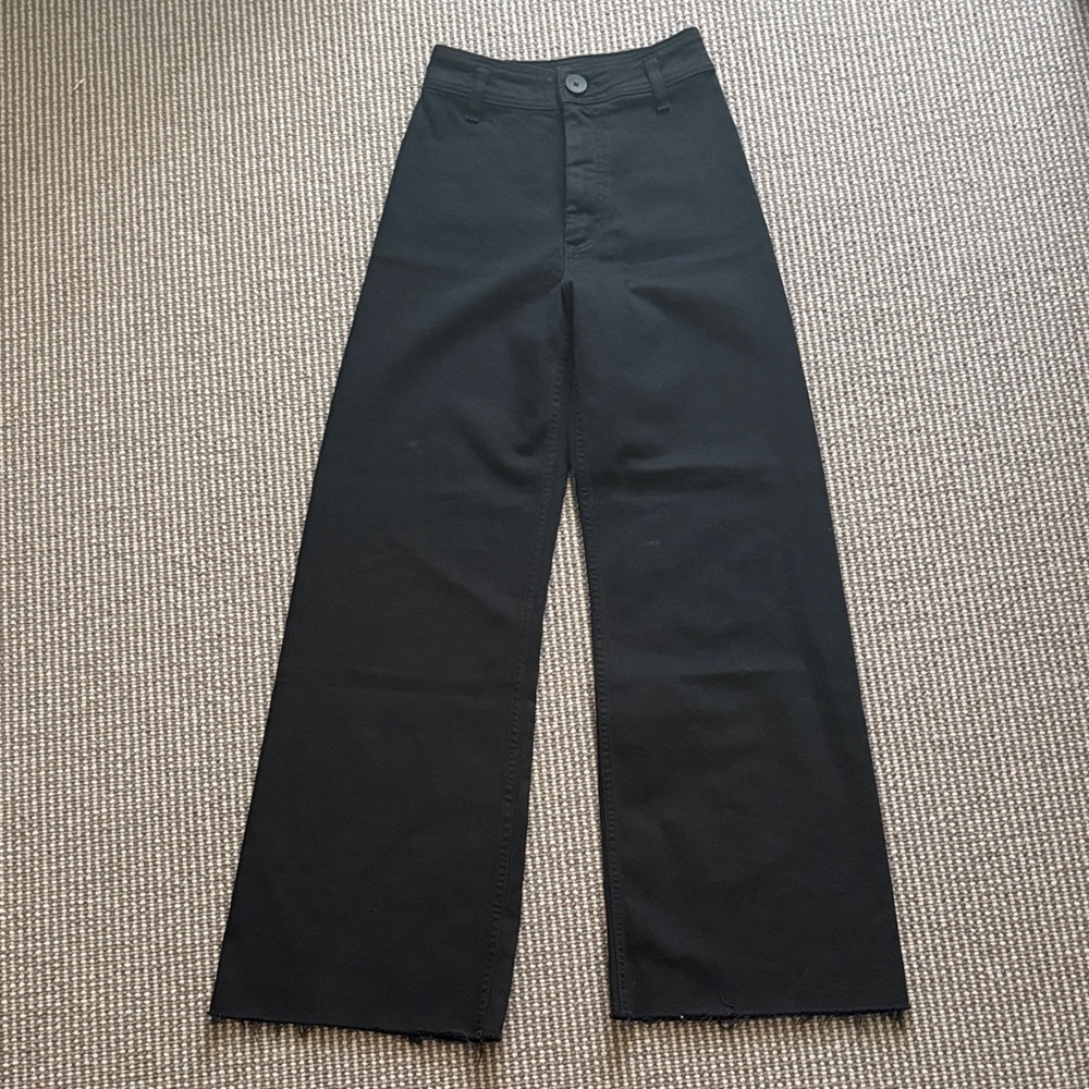 Zara Black Wide-Leg Pants